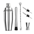 Cocktail Shaker Set with Storage Bag