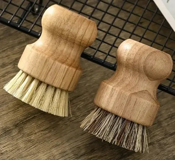 Wooden Pot Scrubbing Brush