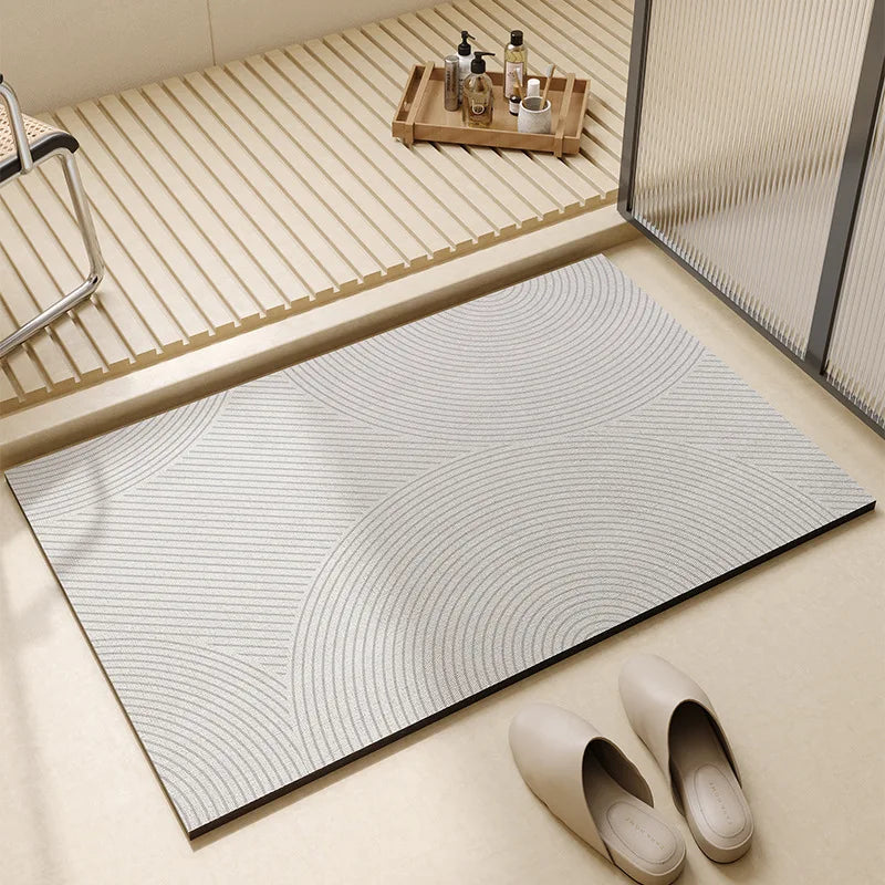 Tapis de bain super absorbant | Tapis de sol de salle de bain antidérapant à séchage rapide