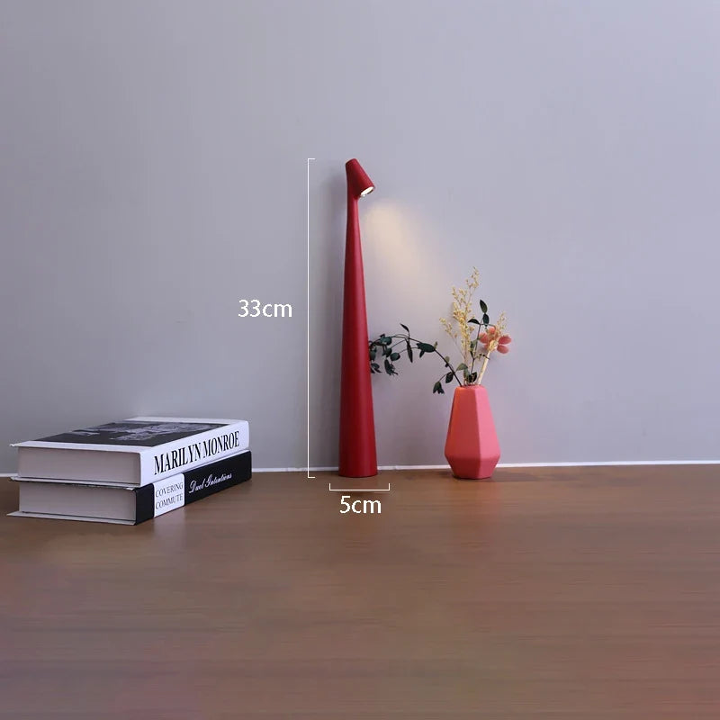 Glowora | Lampe de table LED | Rechargeable et intensité variable tactile