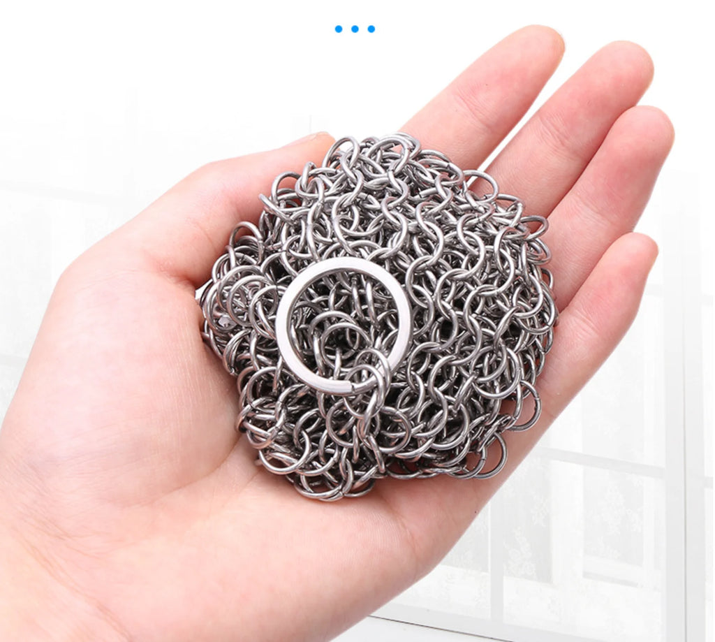 Chainmail Cast Iron Scrubber