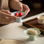 Footed Ceramic Dessert Dish