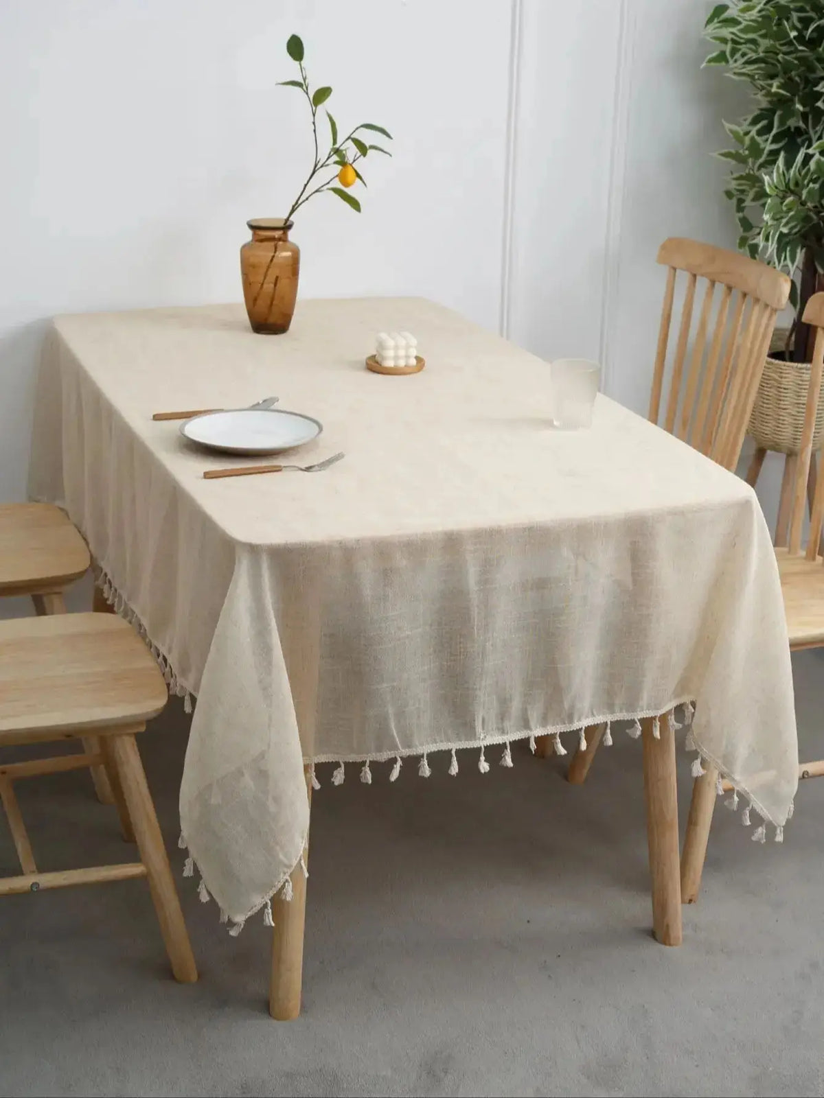 Washable Linen Tablecloth
