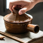 Clay Casserole Pot with Lid