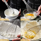 Stainless Steel Whisk Set