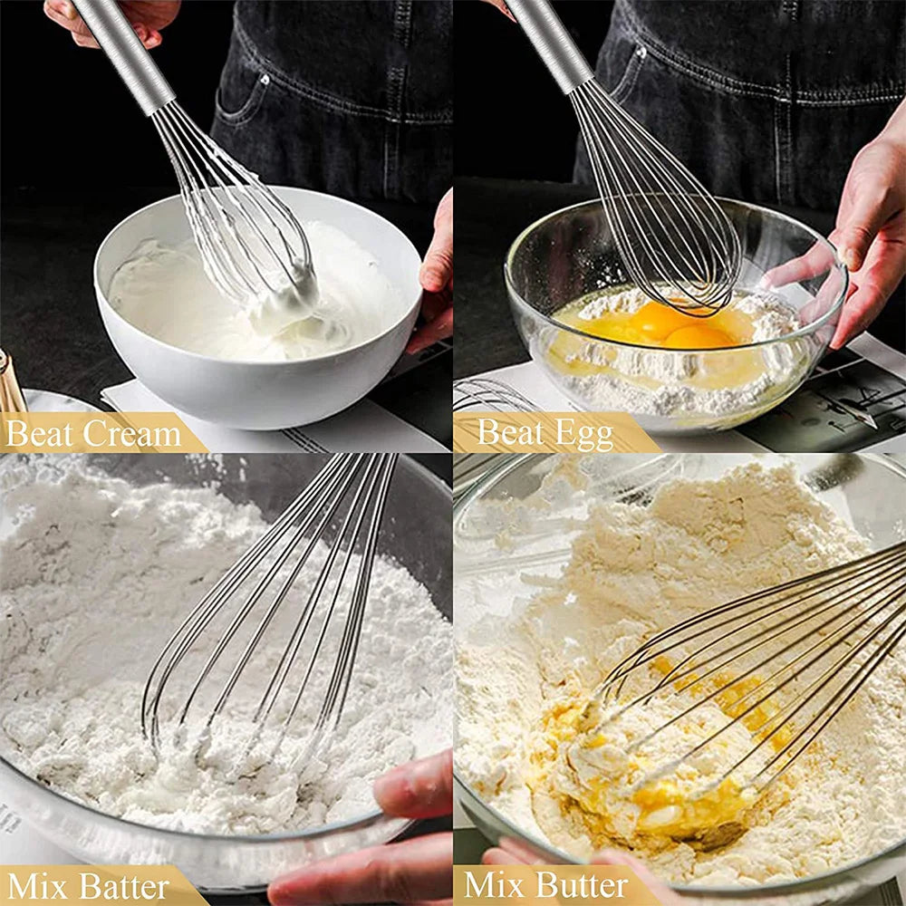 Stainless Steel Whisk Set