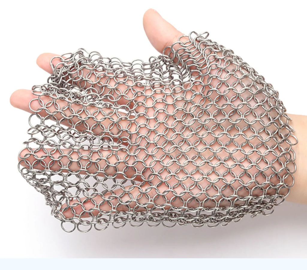 Chainmail Cast Iron Scrubber