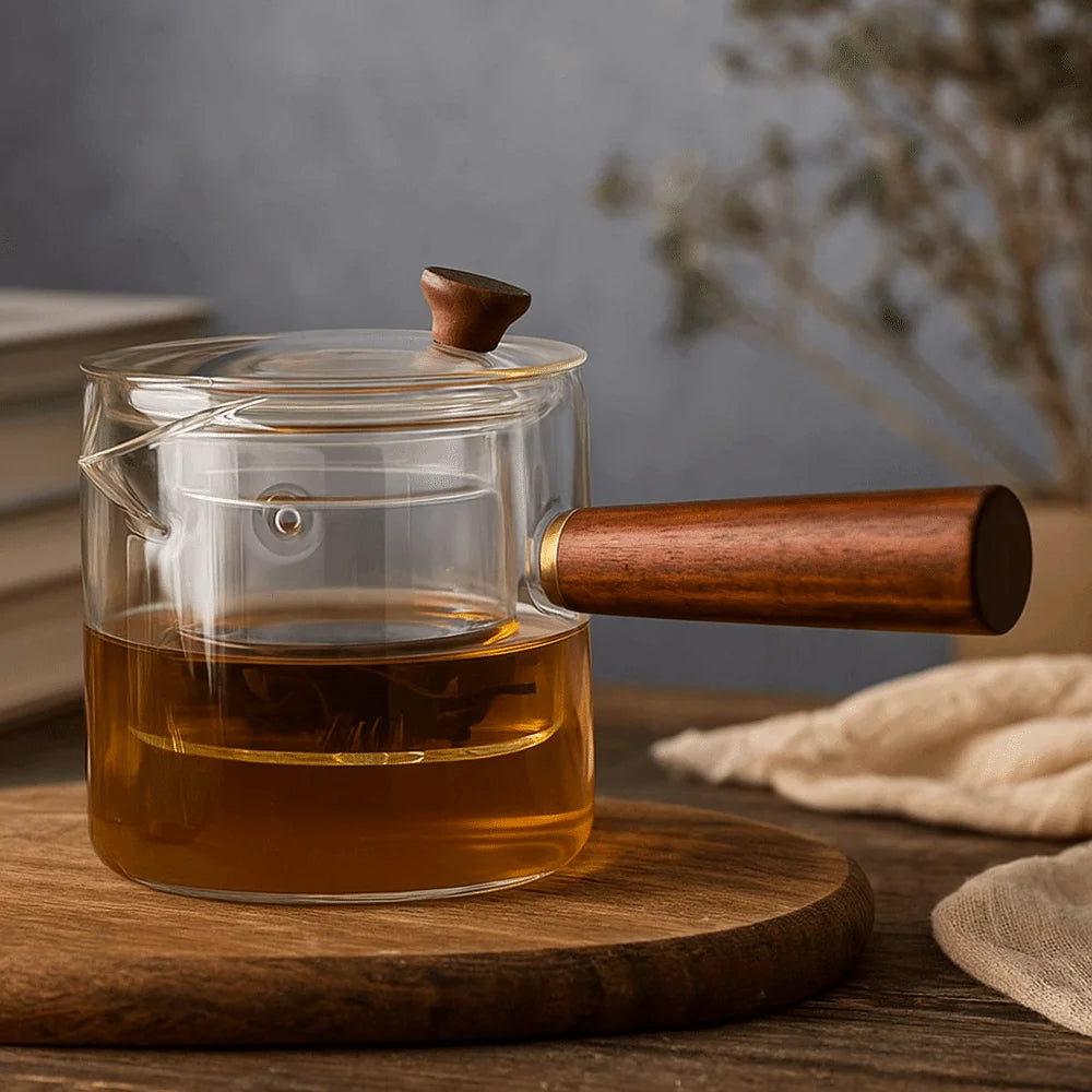 Glass Teapot with Tea Strainer