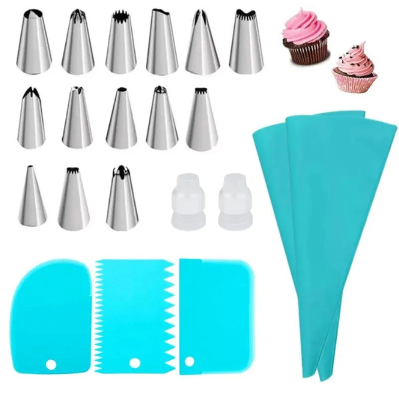 Piping Bags and Nozzles Set