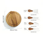 Acacia Cheese Board & Knife Set