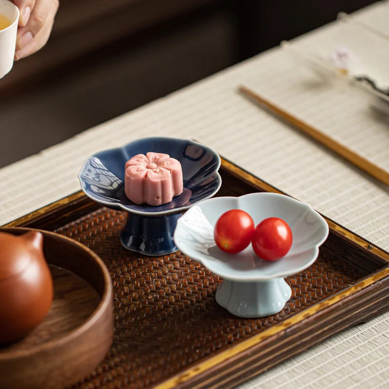 Footed Ceramic Dessert Dish
