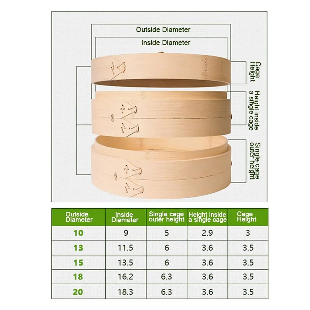Bamboo Steamer Basket