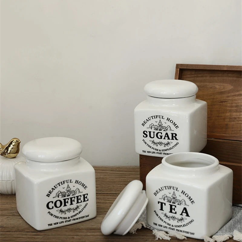 Airtight Ceramic Storage Canister