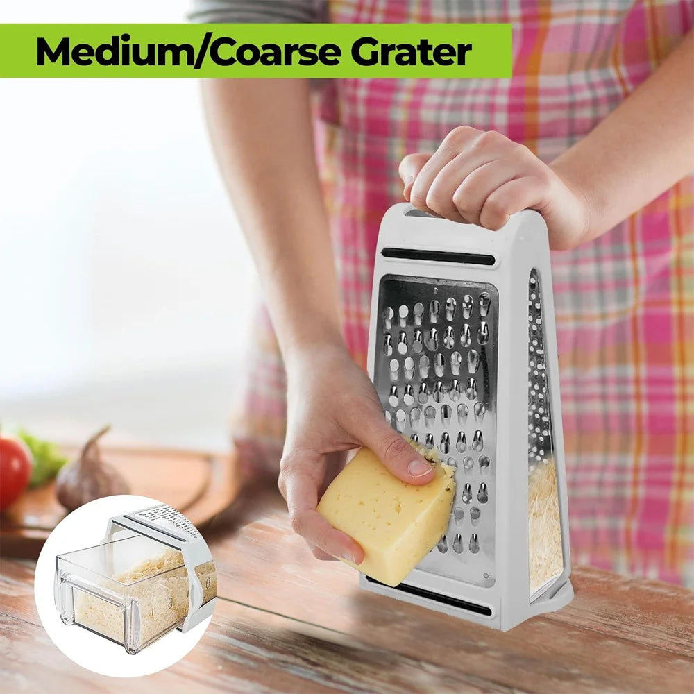 Box Grater with Container