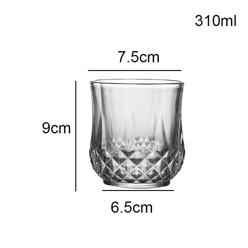 Faceted Wine Glasses