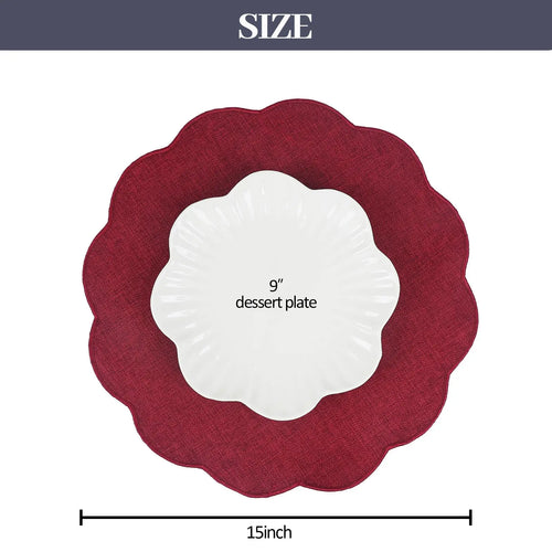 Round Linen Placemats