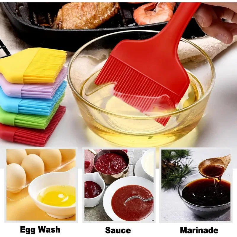 Wide Silicone Basting Brush