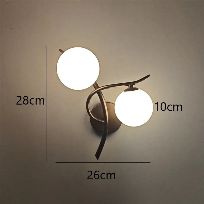 Applique Murale Lunara | Design Nordique LED Double Globe