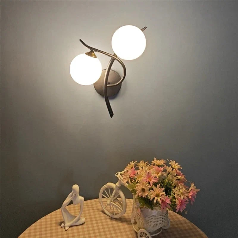 Applique Murale Lunara | Design Nordique LED Double Globe