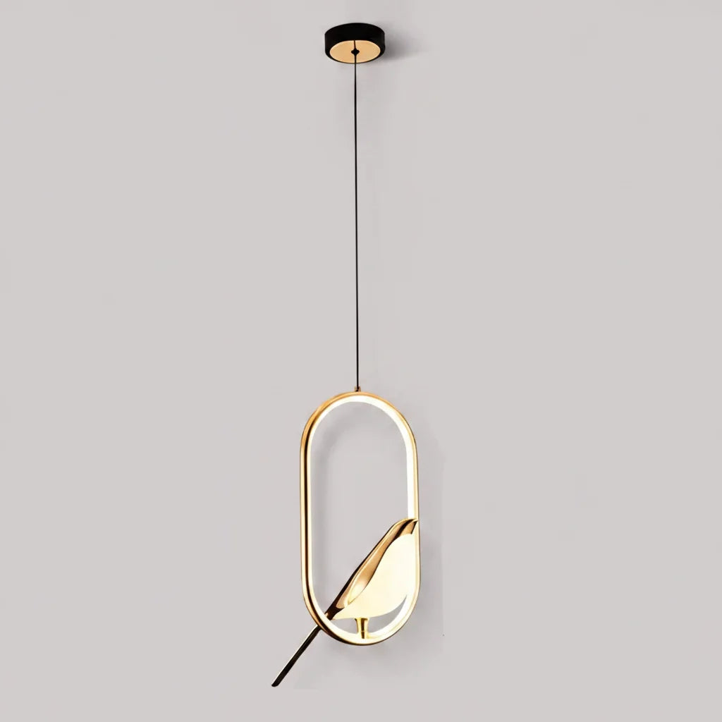 Suspension Magpie | Design nordique oiseau LED