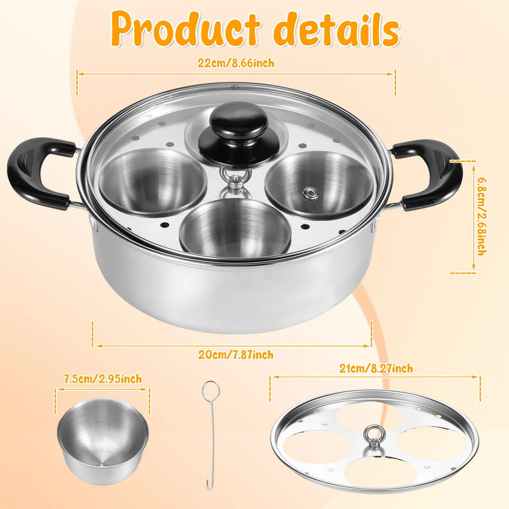 Four-Cup Egg Poaching Pan