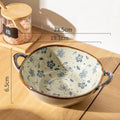Ceramic Noodle Bowl with Handle