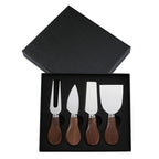 Cheese Knife Set, Walnut Handles