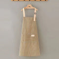 Striped Linen Apron