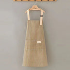 Striped Linen Apron