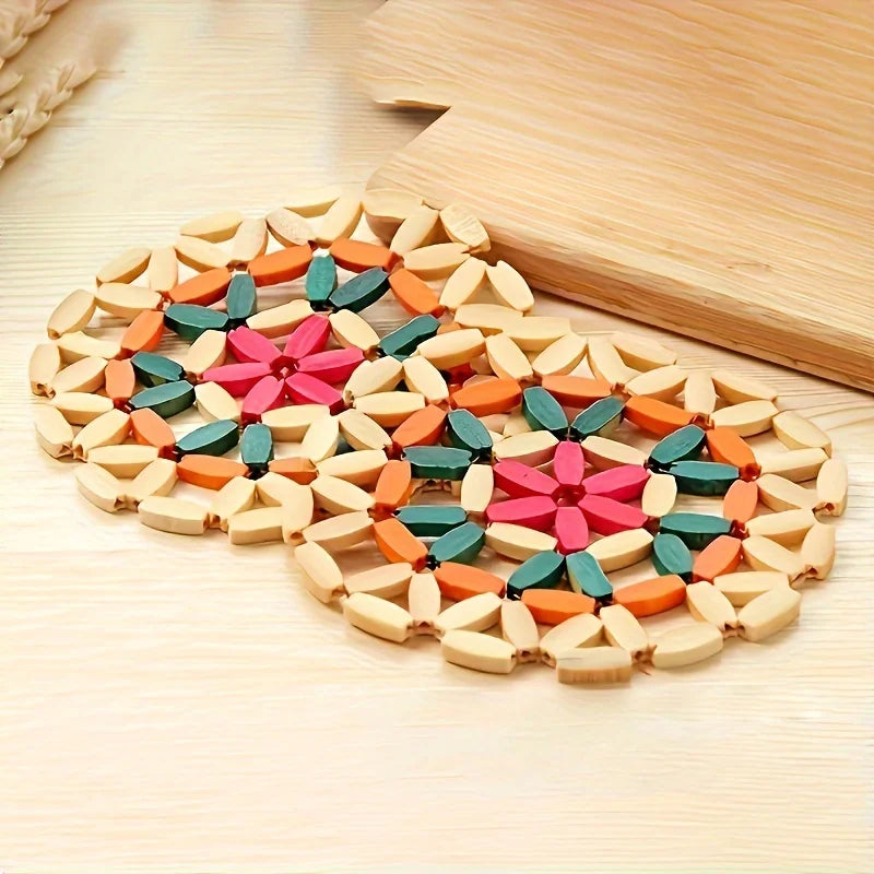 Heat-Resistant Wooden Trivet