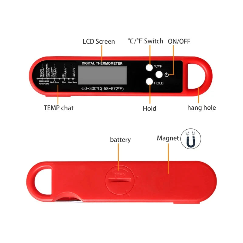 Instant-Read Meat Thermometer