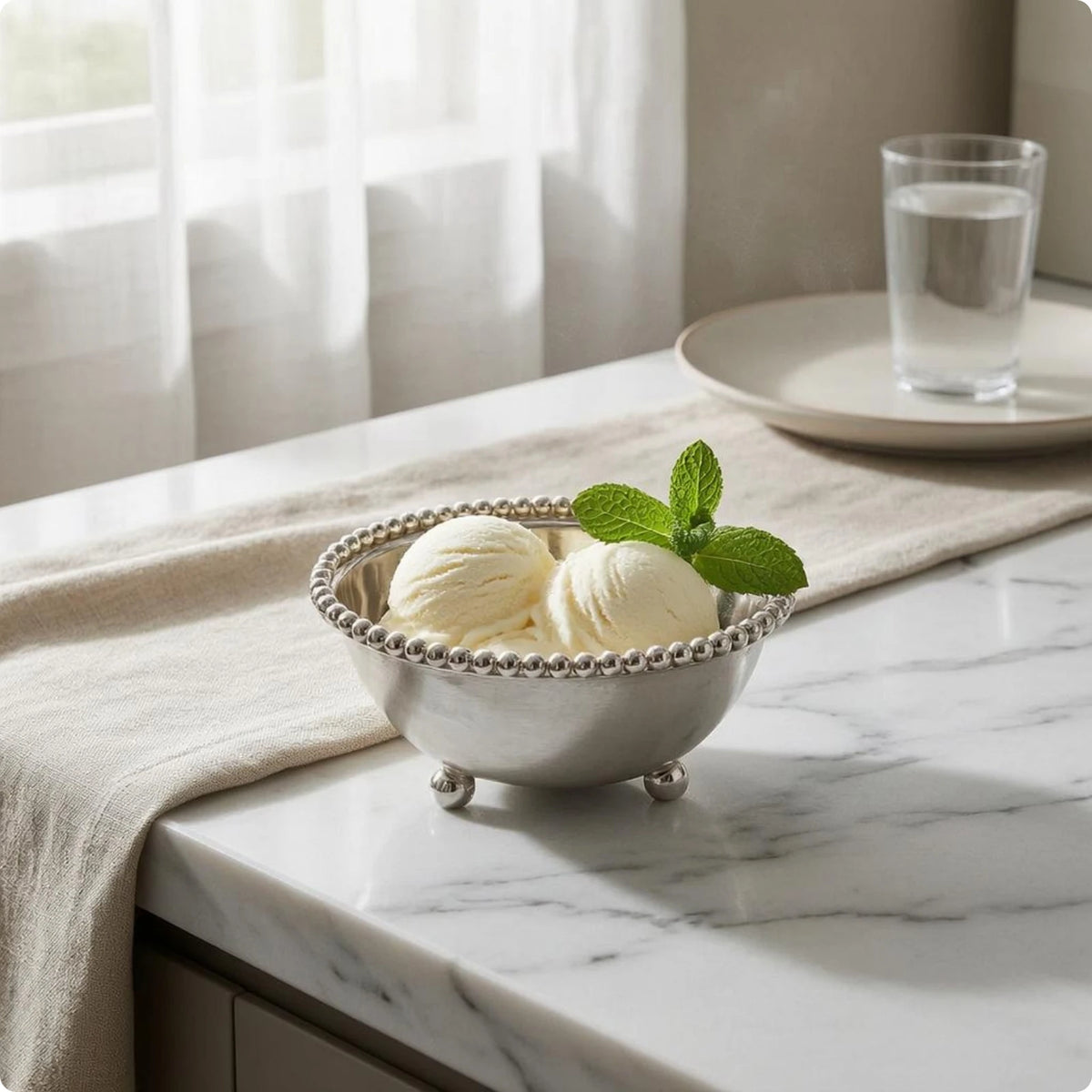 Footed Ceramic Serving Bowl