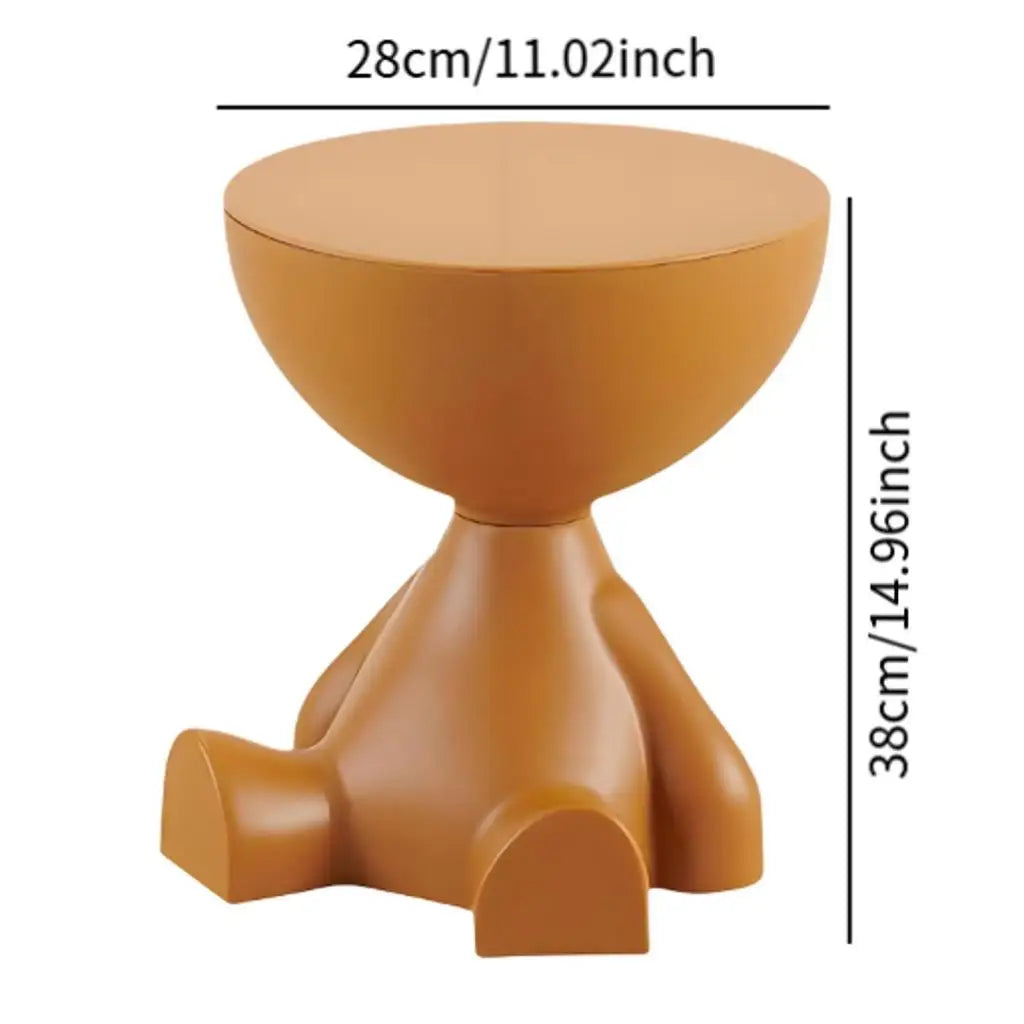 Table d'appoint Ours de dessin animé | Table basse créative moderne