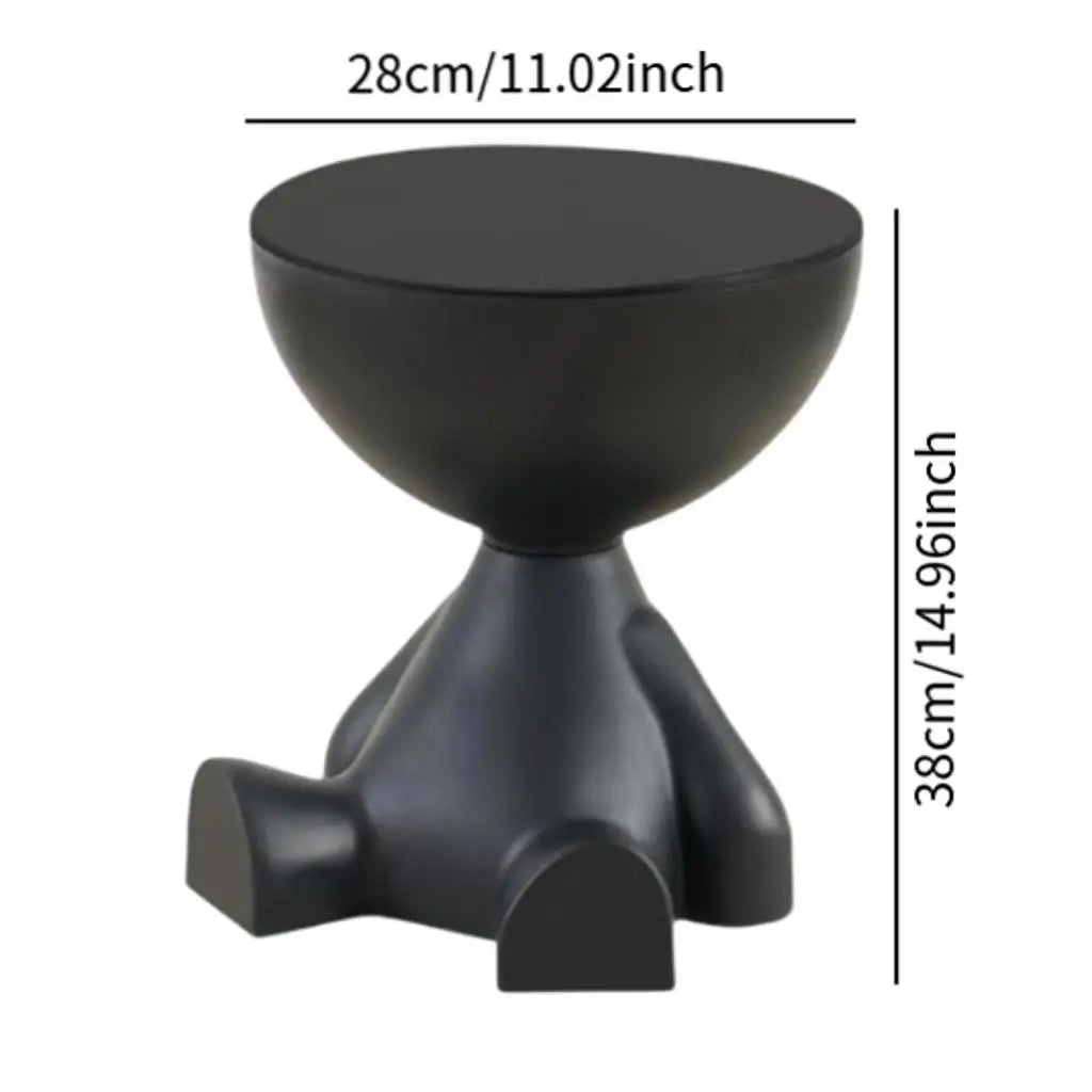 Table d'appoint Ours de dessin animé | Table basse créative moderne