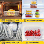 Food Storage Containers, Set of 10