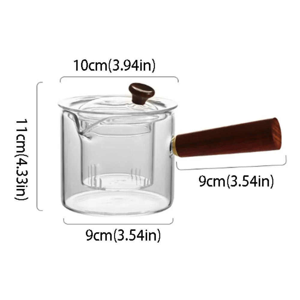 Glass Teapot with Tea Strainer