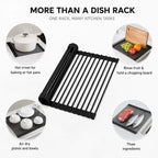 Roll-Up Over-Sink Drying Rack