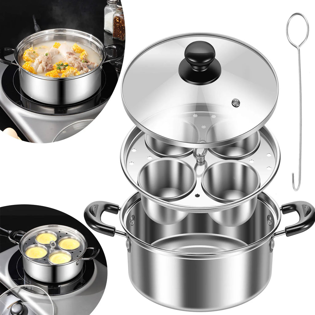 Four-Cup Egg Poaching Pan