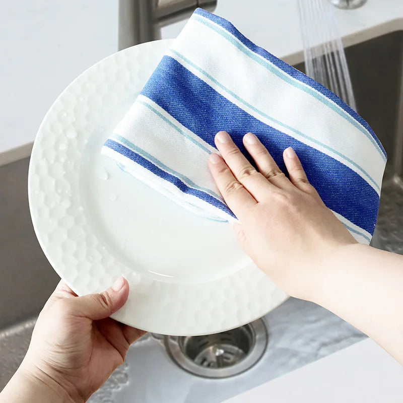 Striped Cotton Tea Towel