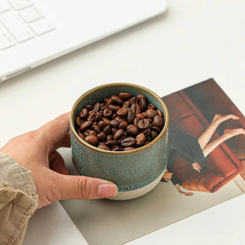 Handleless Ceramic Coffee Cup