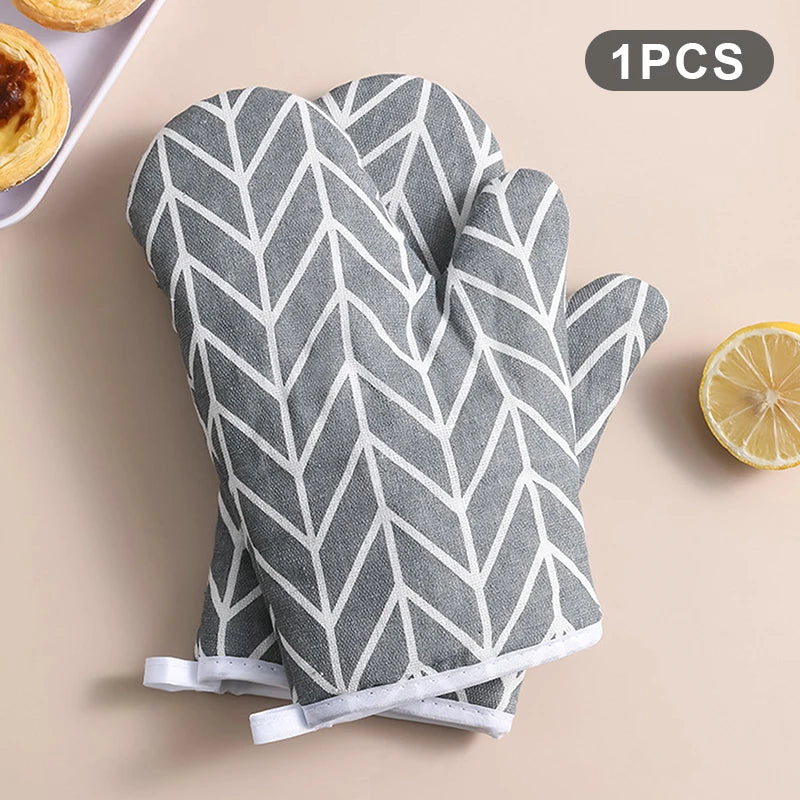 Cotton Linen Baking Gloves