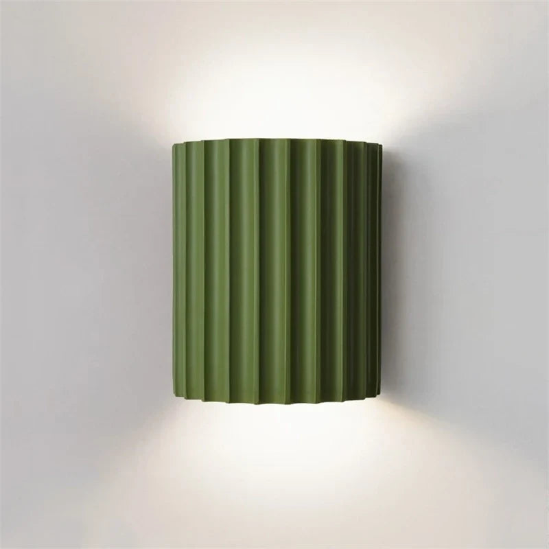 Applique murale nordique moderne en résine | Lampe murale élégante pour l'intérieur