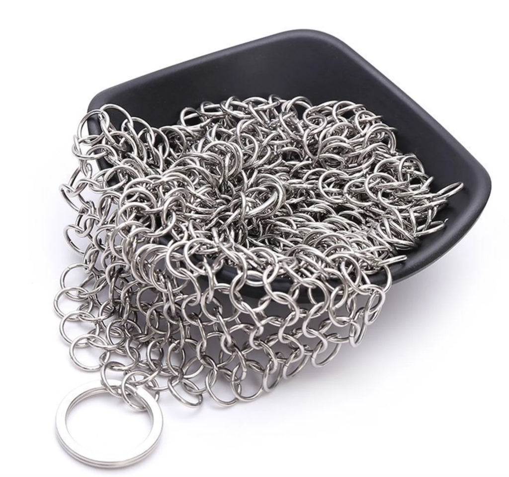 Chainmail Cast Iron Scrubber