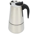 Stainless steel stovetop moka pot