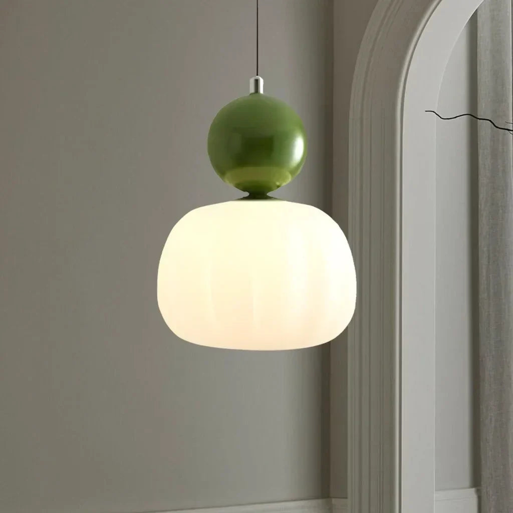 Suspension citrouille nordique | Plafonnier LED moderne