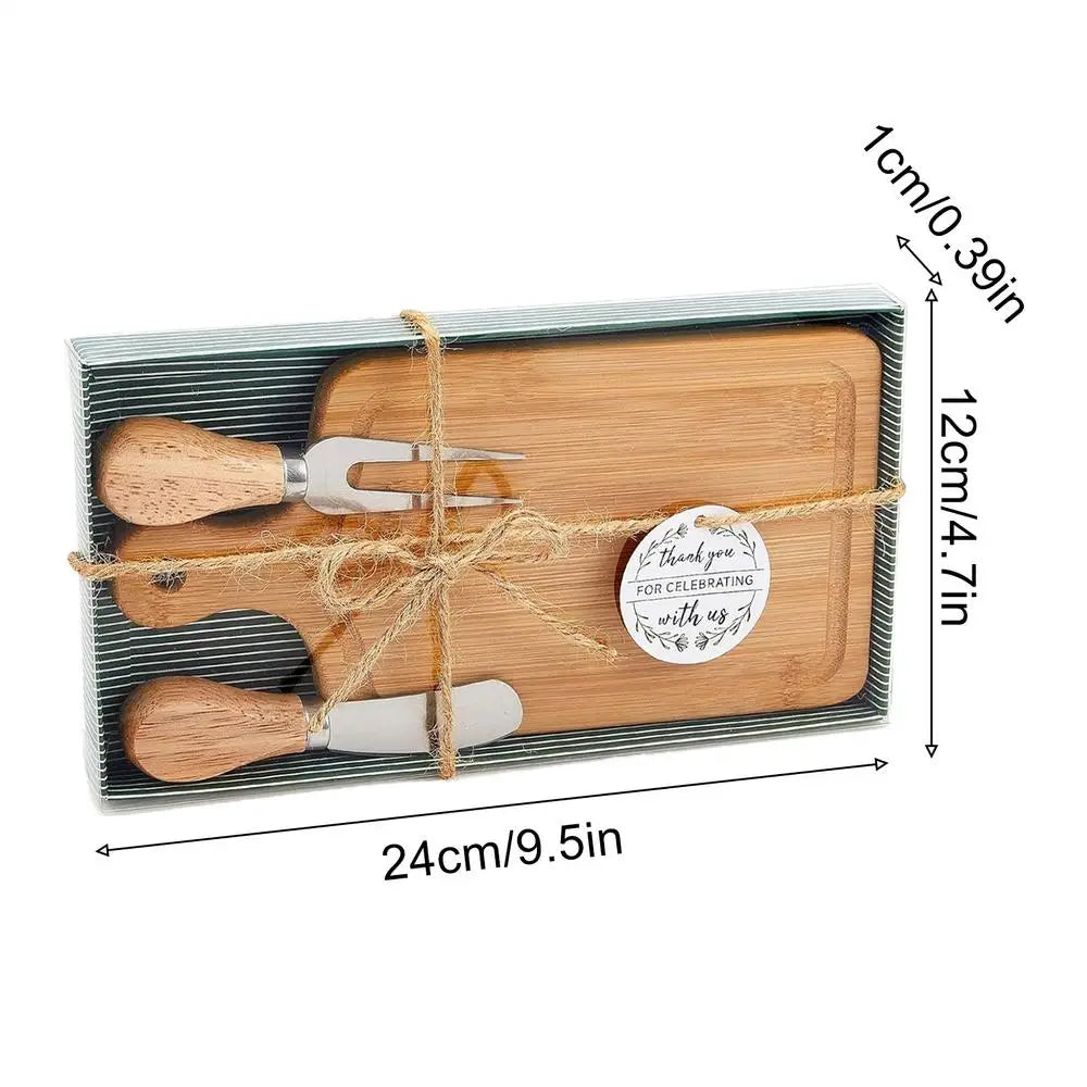 Bamboo Charcuterie Board Set
