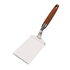 Stainless Steel Griddle Spatula with Wooden Handle