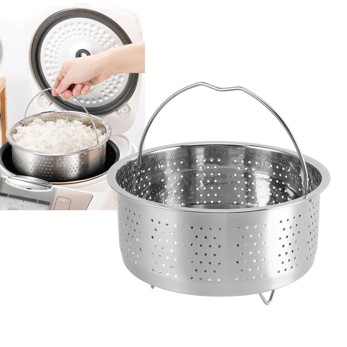 Stainless Steel Steamer Basket