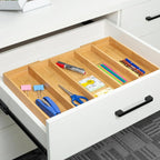 Expandable Bamboo Drawer Organiser