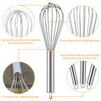 Stainless Steel Whisk Set